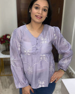 Floral Embroidery Top