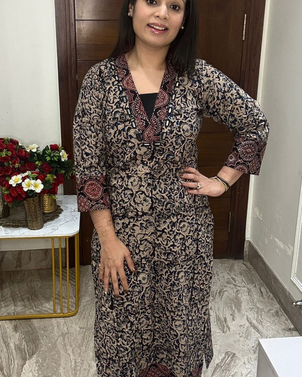 Pure Heavy Cotton Kalamkari Kurta Set