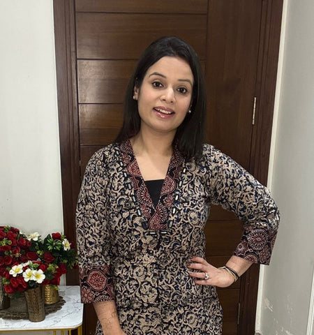 Pure Heavy Cotton Kalamkari Kurta Set