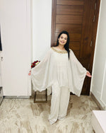 Silver Kaftan 3 Piece Set