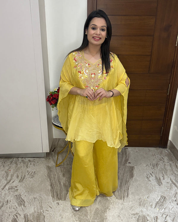 Yellow Kaftan Set